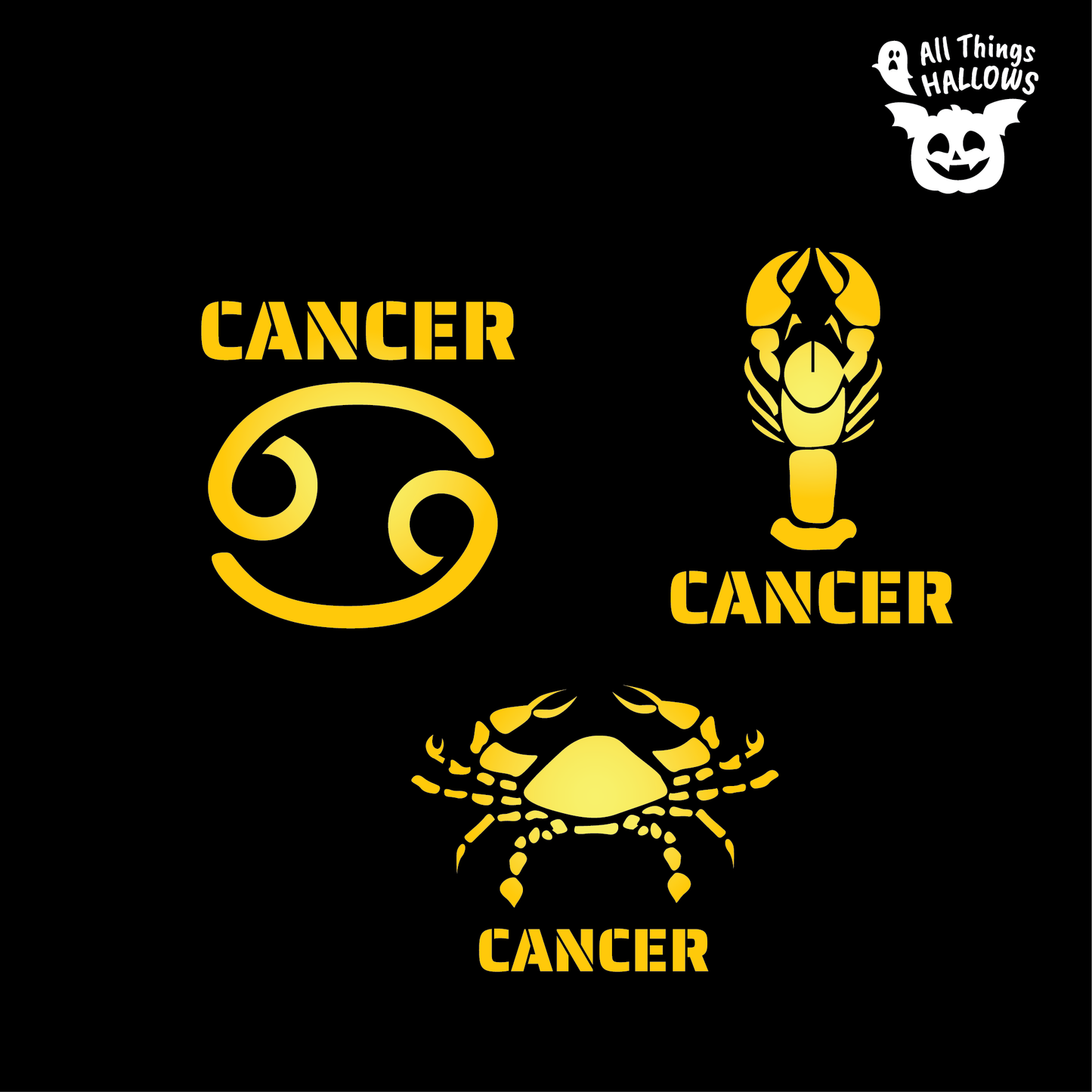Cancer Pumpkin Stencil