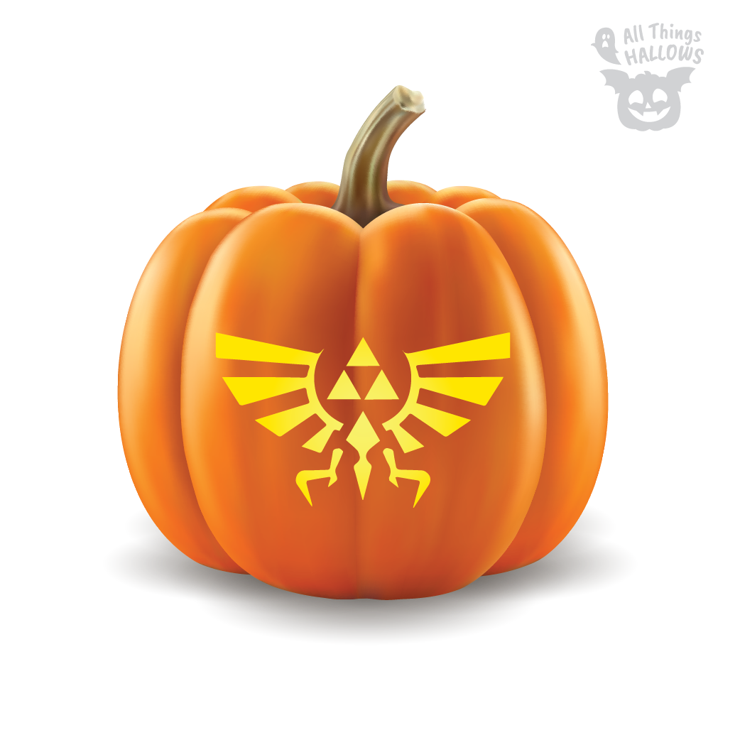 Legend of Zelda Pumpkin Stencil - Allthingshallows.com