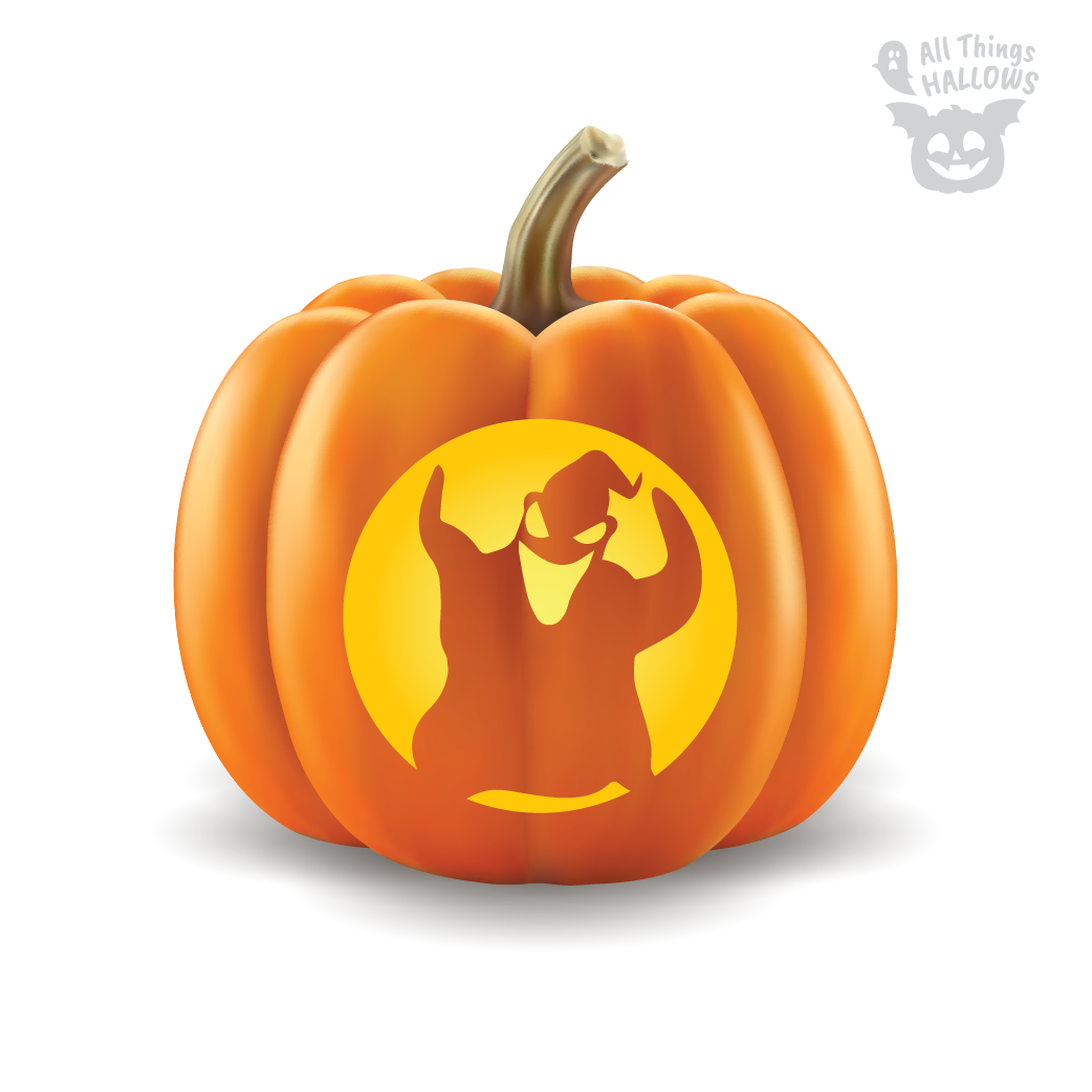 Oogie Boogie Pumpkin Stencil