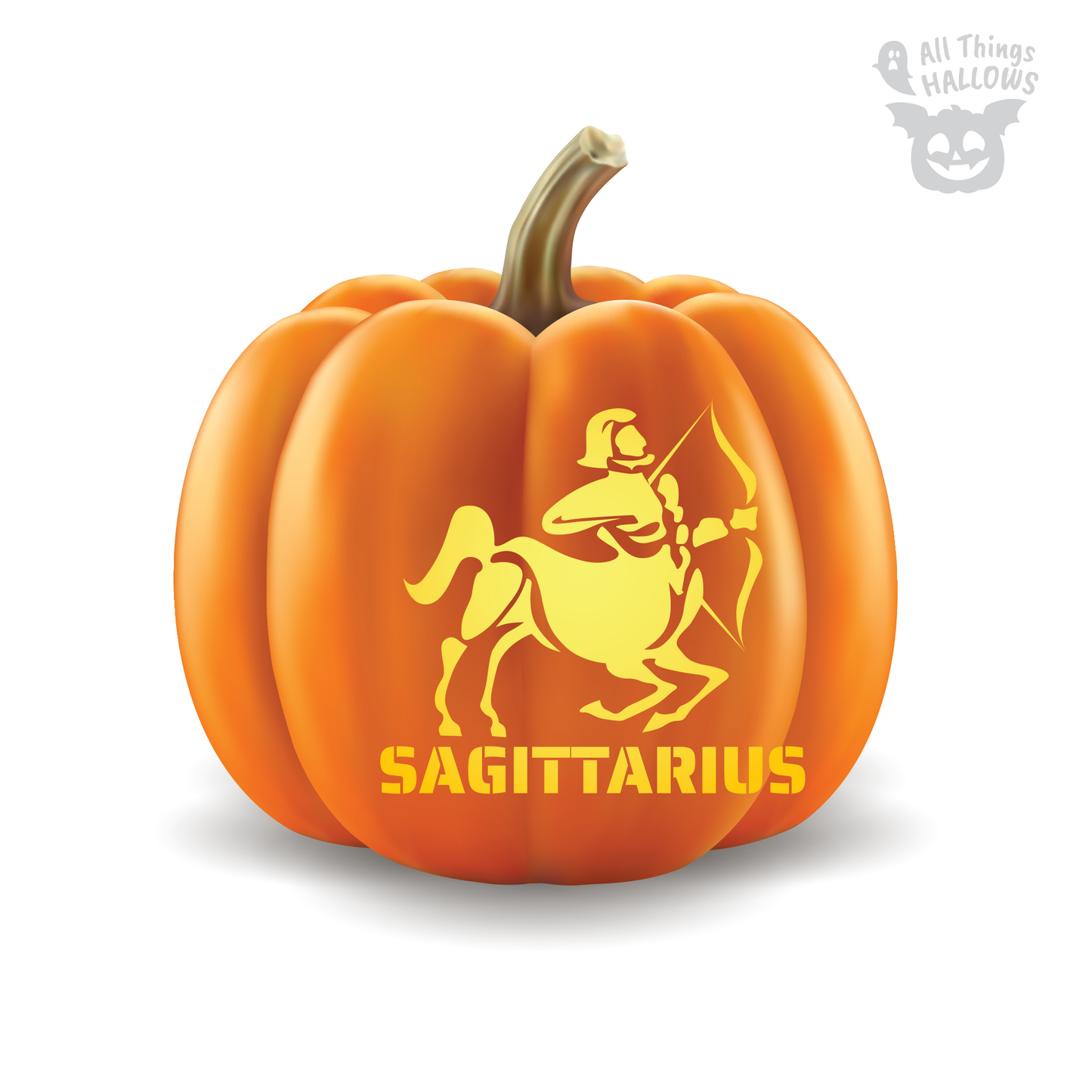 Sagittarius Pumpkin Stencil