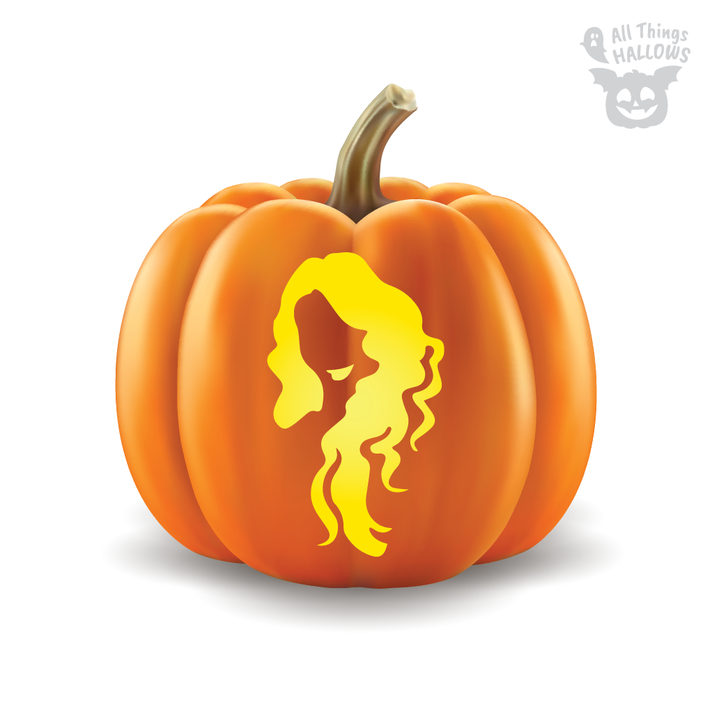 Sanderson Sisters Pumpkin Stencil