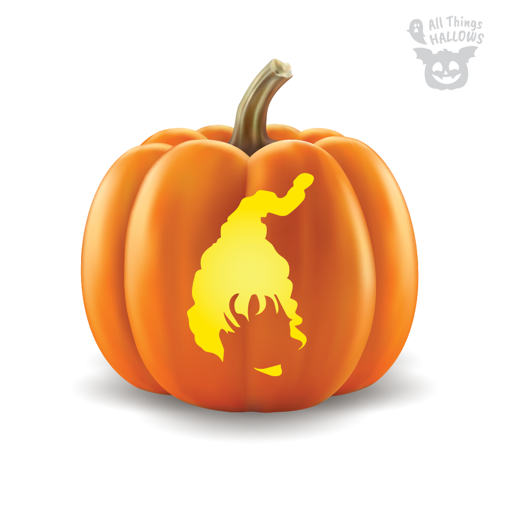 Sanderson Sisters Pumpkin Stencil