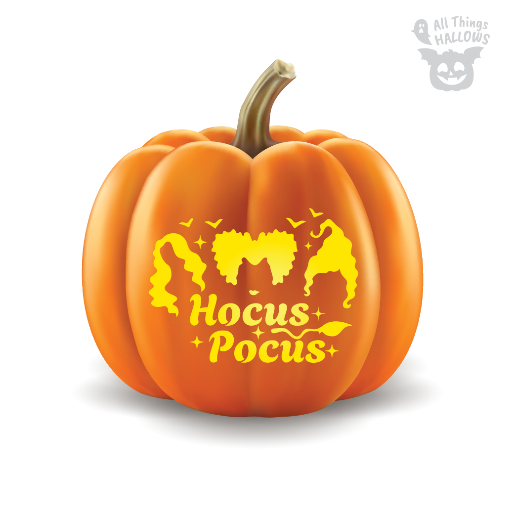 Sanderson Sisters Pumpkin Stencil