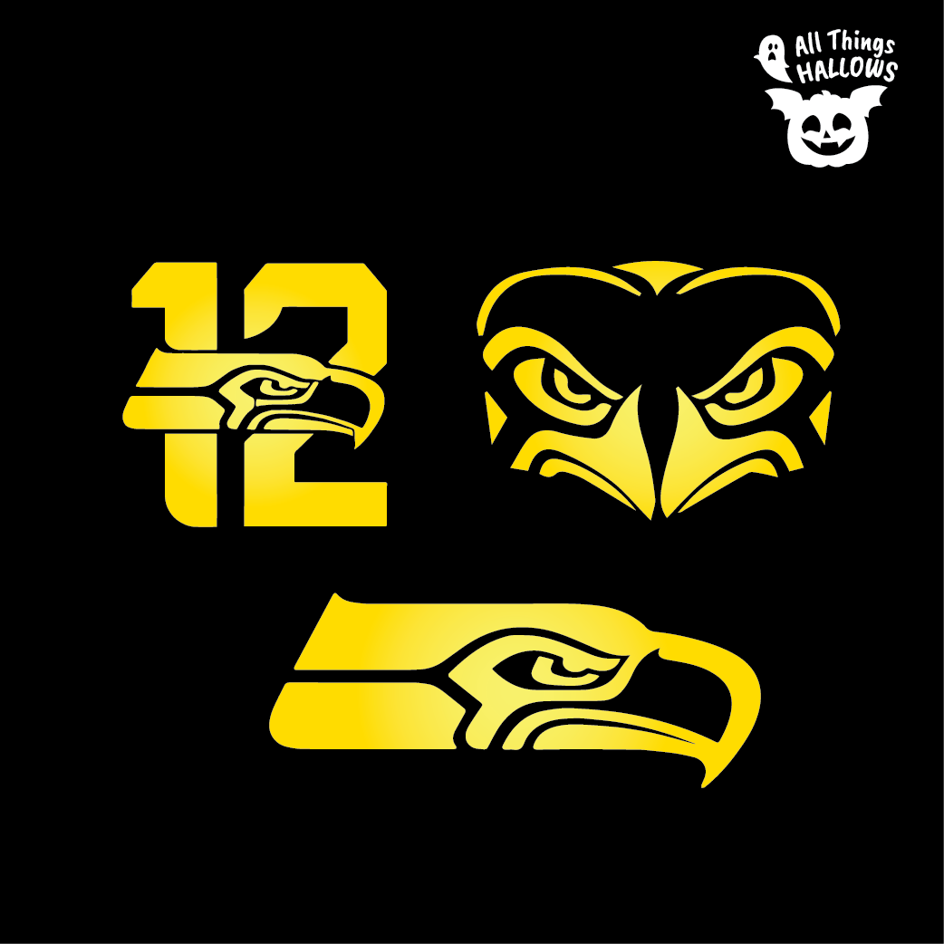 Seattle Seahawks Pumpkin Stencil