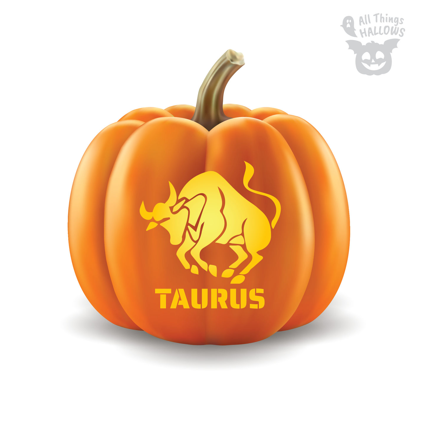 Taurus Pumpkin Stencil