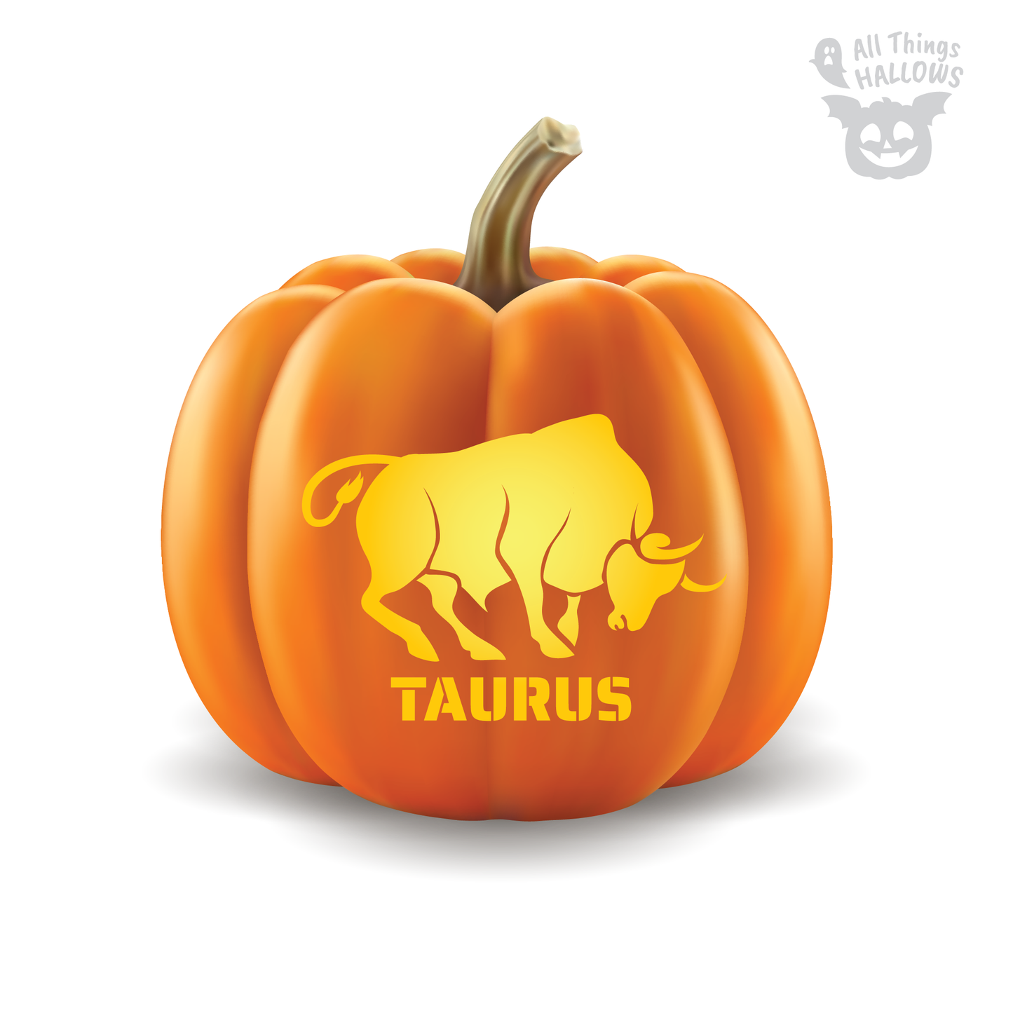 Taurus Pumpkin Stencil