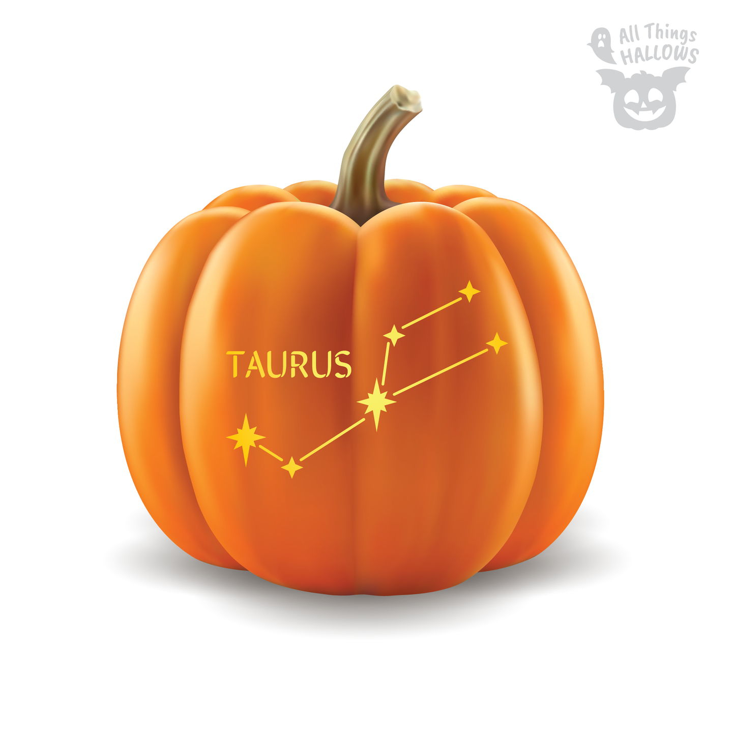 Zodiac Constellations Pumpkin Stencil