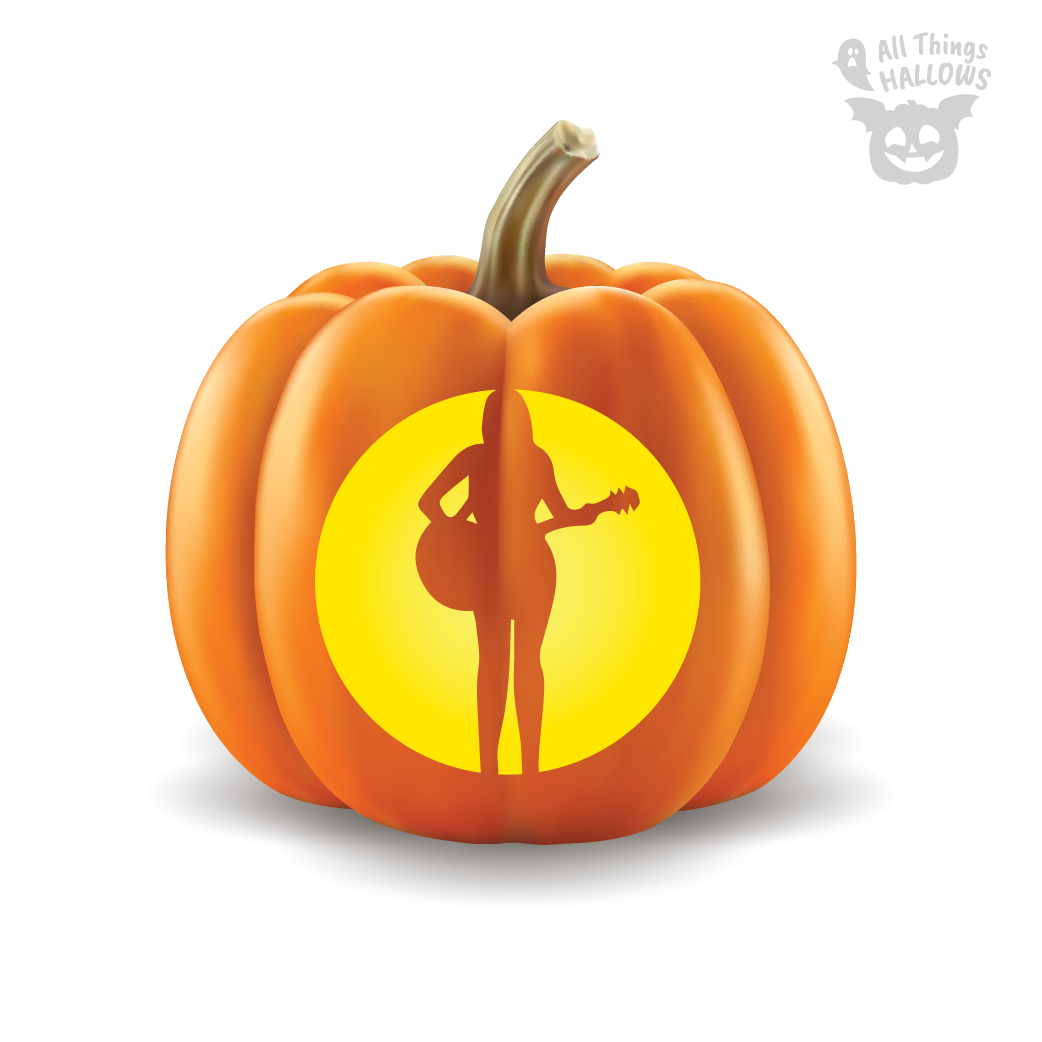Taylor Swift Pumpkin Stencil