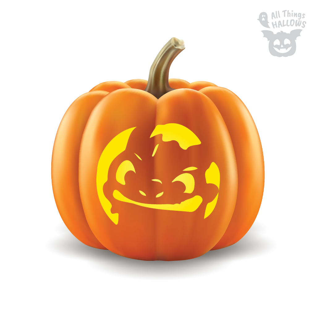 Toothless Pumpkin Stencil