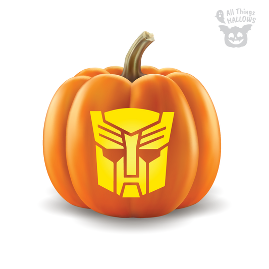 Transformers Pumpkin Stencil