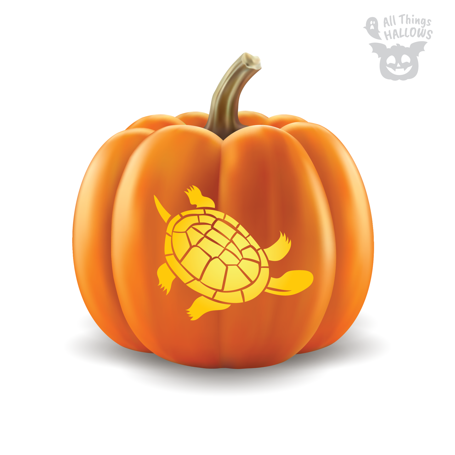 Turtle Pumpkin Stencil
