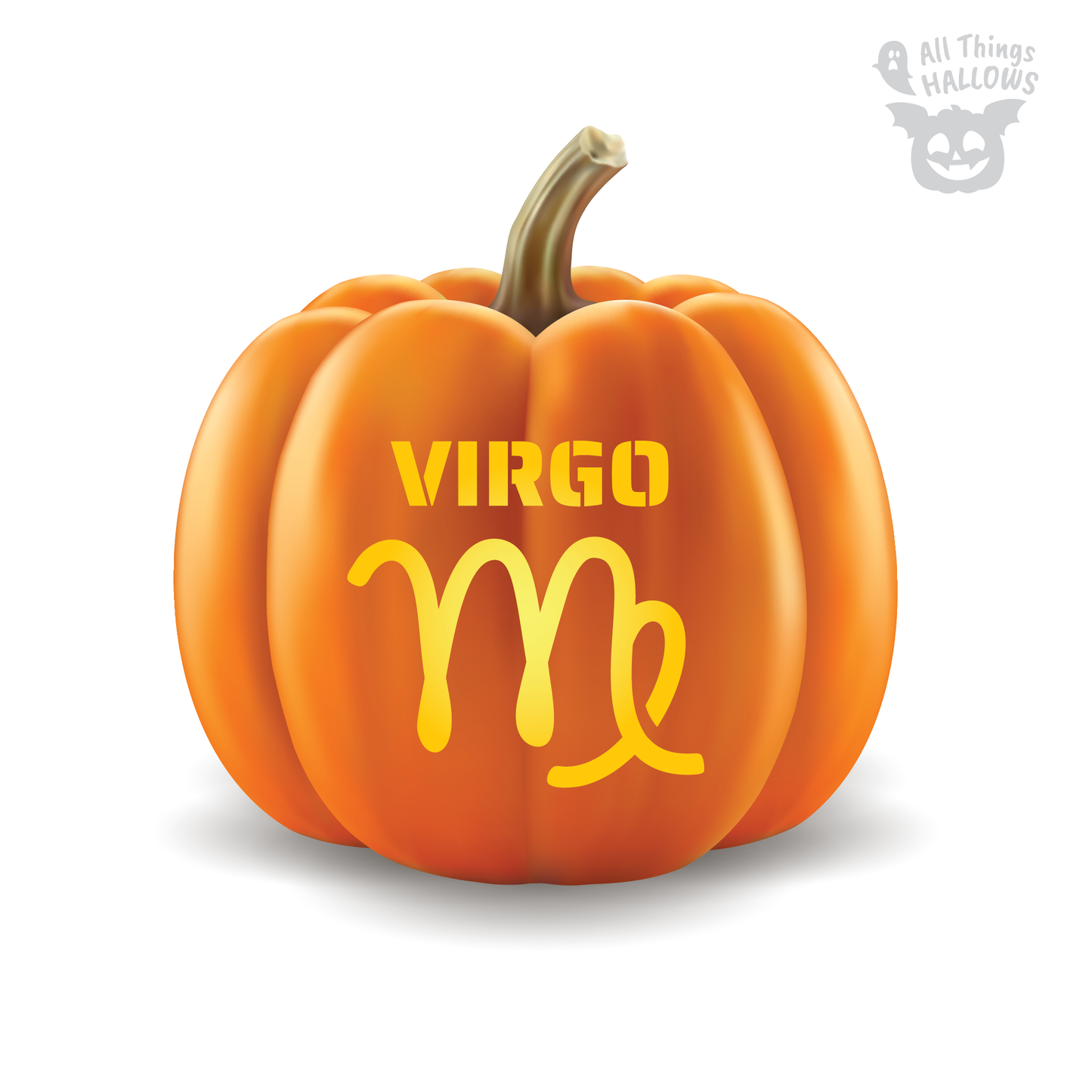Virgo Pumpkin Stencil