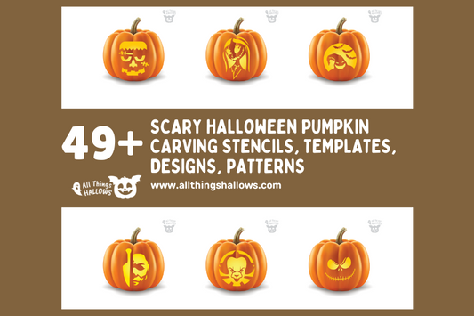 49+ Scary Halloween Pumpkin Carving Stencils, Templates, Designs, Patterns 2025