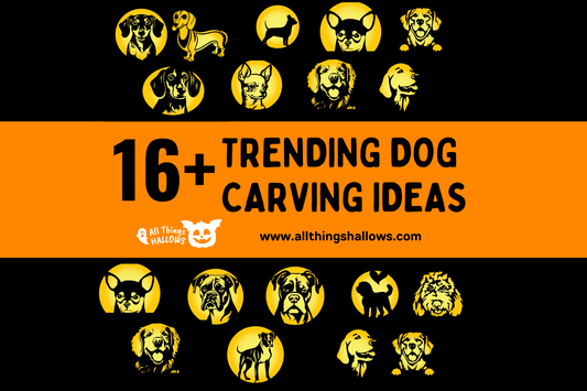 16+ Best Dog Pumpkin Carving Stencil Ideas For Dog Lovers/Owners