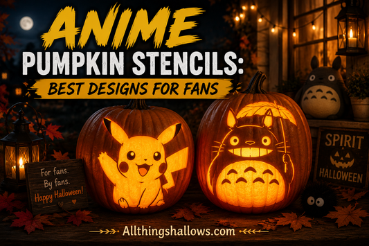 Best Anime Pumpkin Stencil Designs