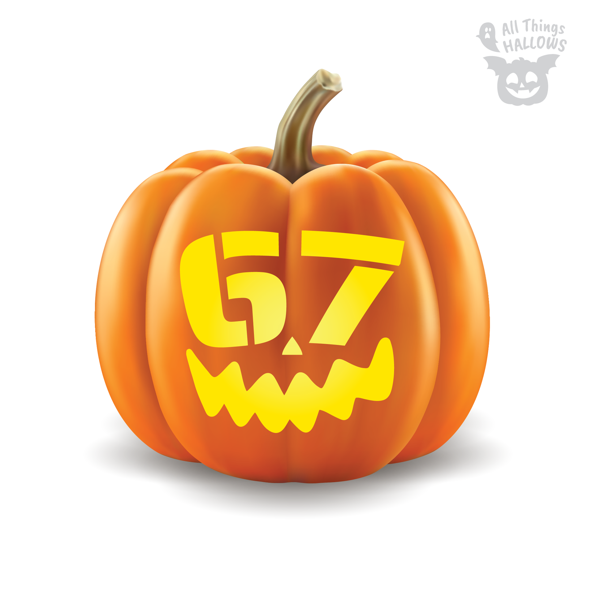 6 7 Pumpkin Stencil