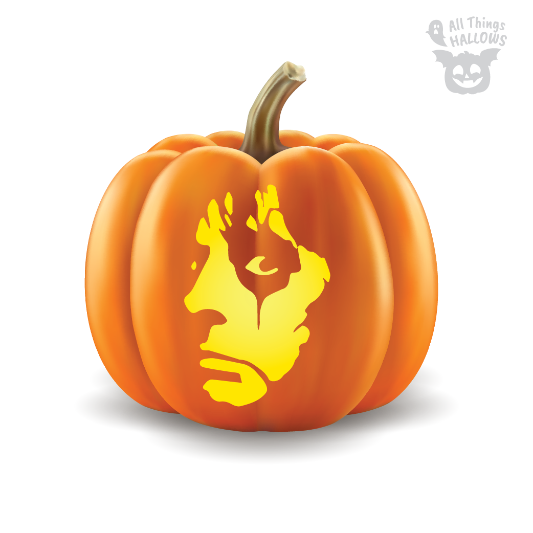 Alice Cooper Pumpkin Stencil