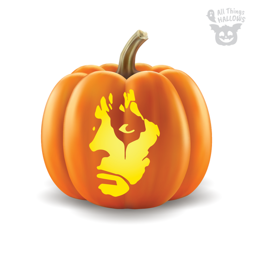 Alice Cooper Pumpkin Stencil