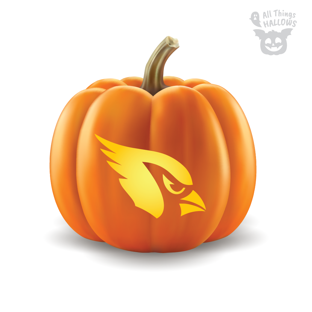 Arizona Cardinals Pumpkin Stencil