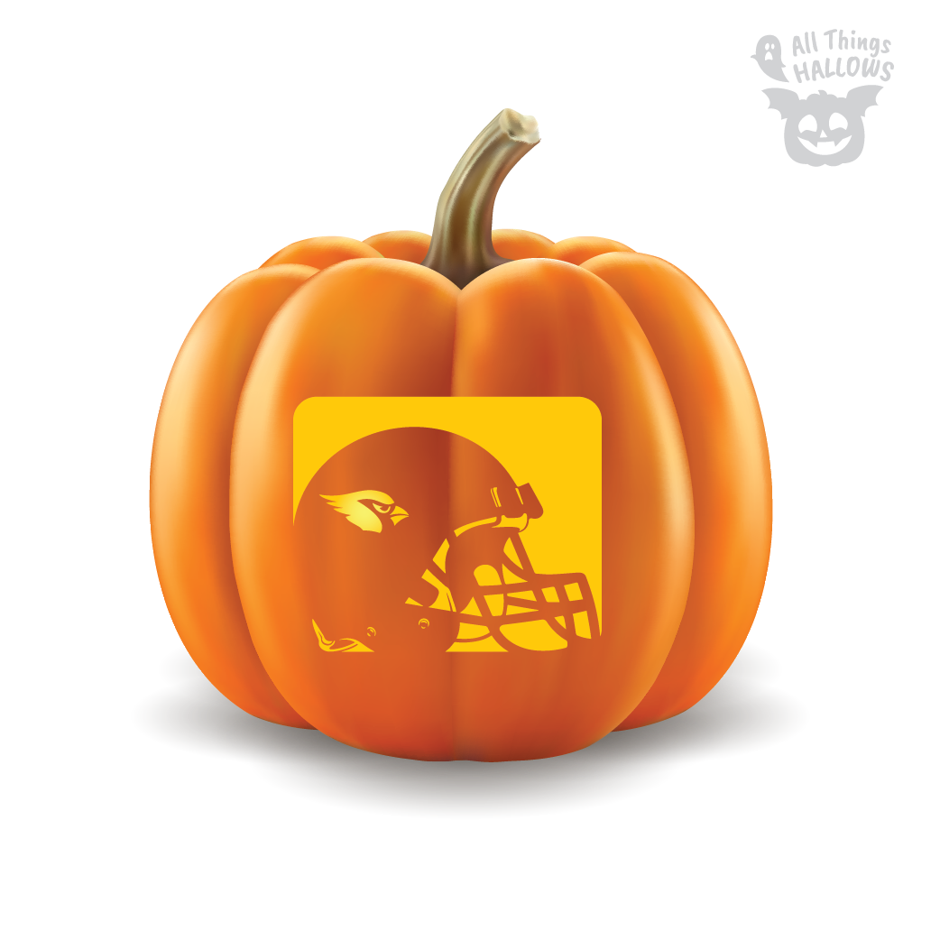 Arizona Cardinals Pumpkin Stencil