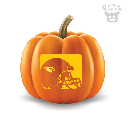 Arizona Cardinals Pumpkin Stencil