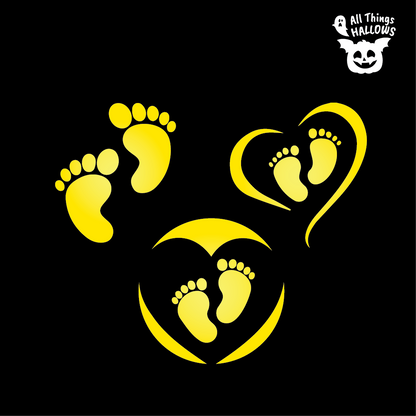 Baby Feet Pumpkin Stencil