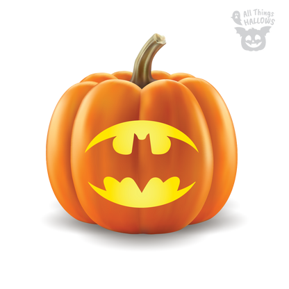 Bat Signal Pumpkin Stencil