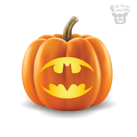 Bat Signal Pumpkin Stencil