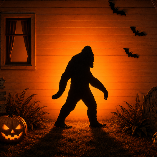 Bigfoot Yard Stencil