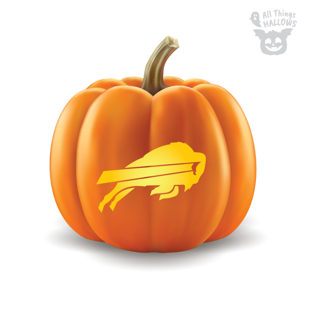 Buffalo Bills Pumpkin Stencil - Allthingshallows.com – AllThingsHallows