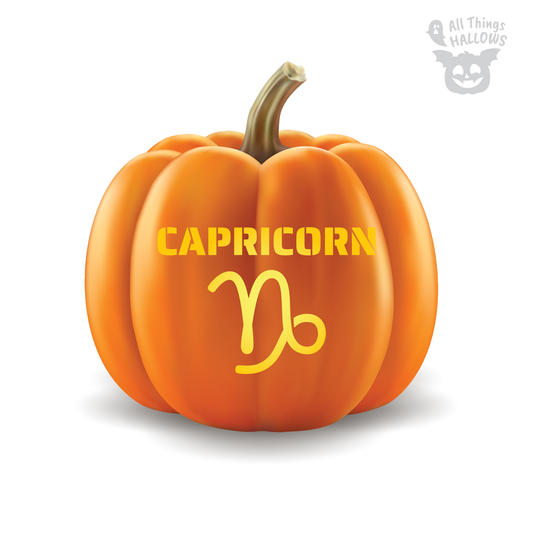 Capricorn Pumpkin Stencil