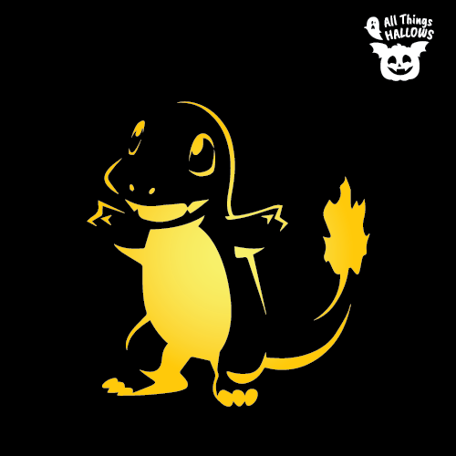 Charmander Pumpkin Stencil Allthingshallows Com AllThingsHallows