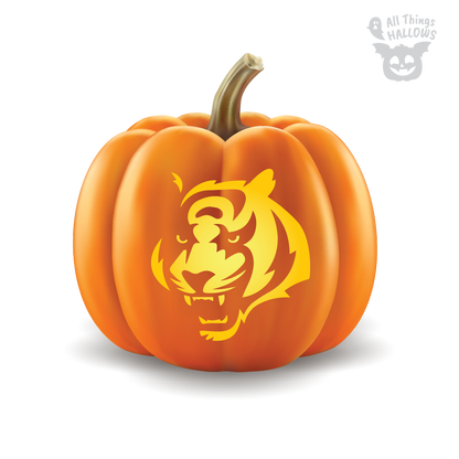 Cincinnati Bengals Pumpkin Stencil