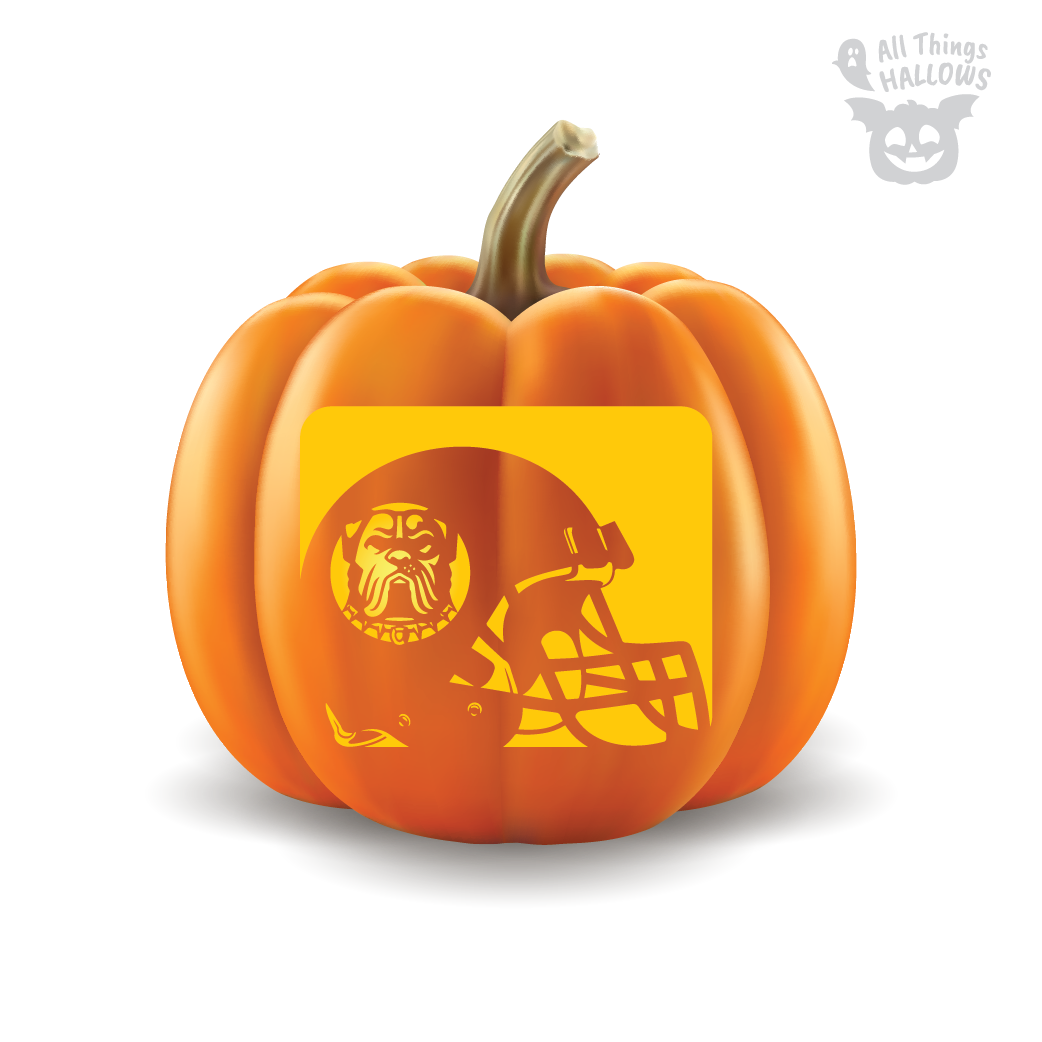 Cleveland Browns Pumpkin Stencil