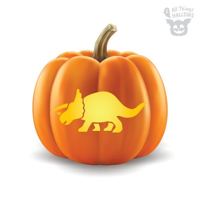 Dinosaur Pumpkin Stencil