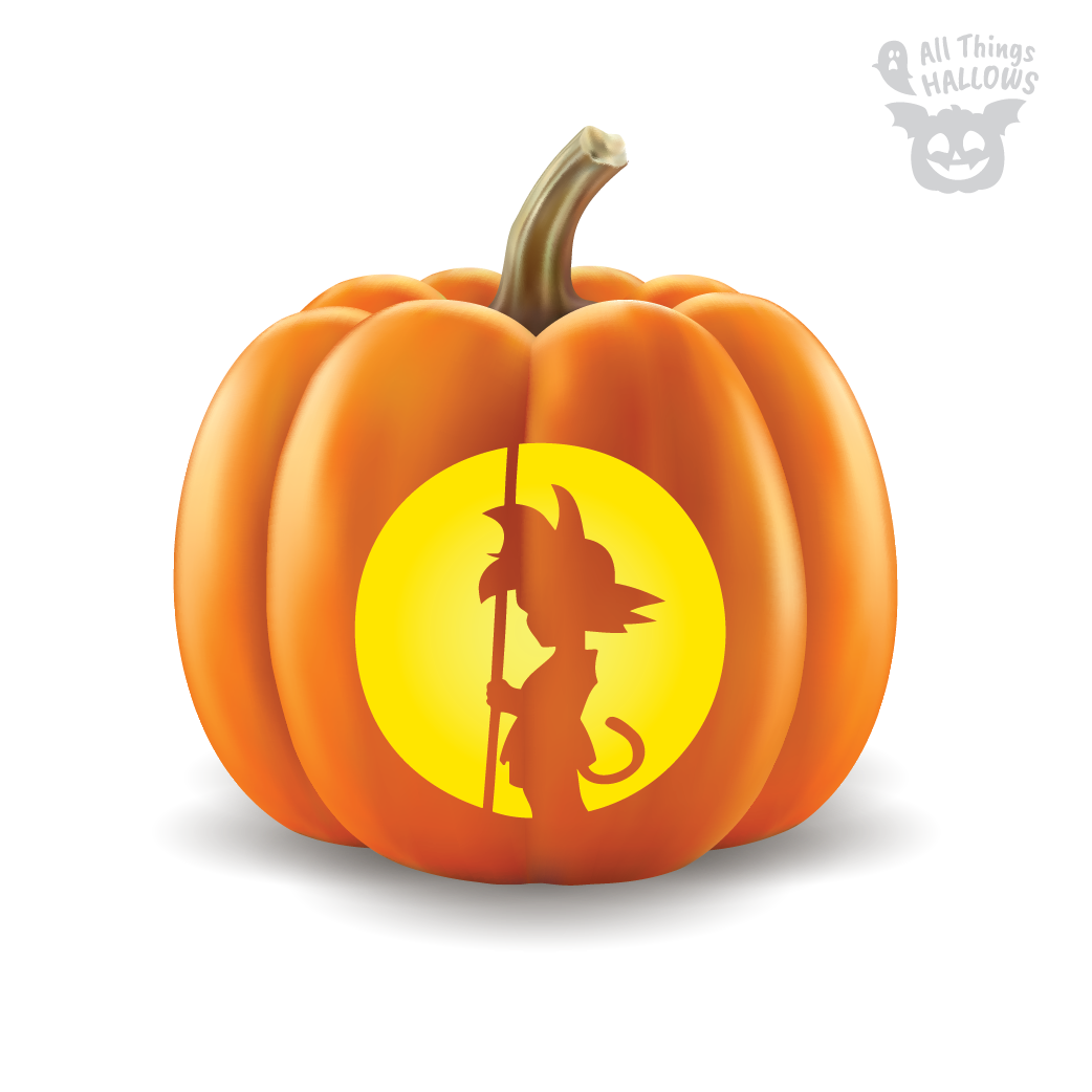 DragonballZ Pumpkin Stencil