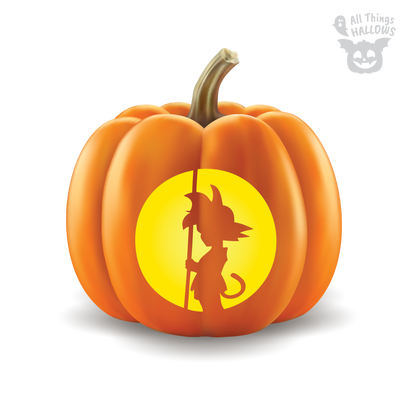 DragonballZ Pumpkin Stencil