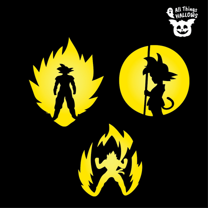 DragonballZ Pumpkin Stencil