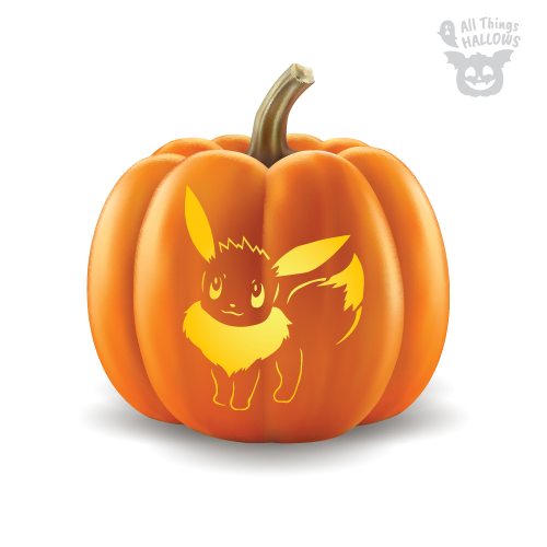 Eevee Pumpkin Stencil - Allthingshallows.com – AllThingsHallows