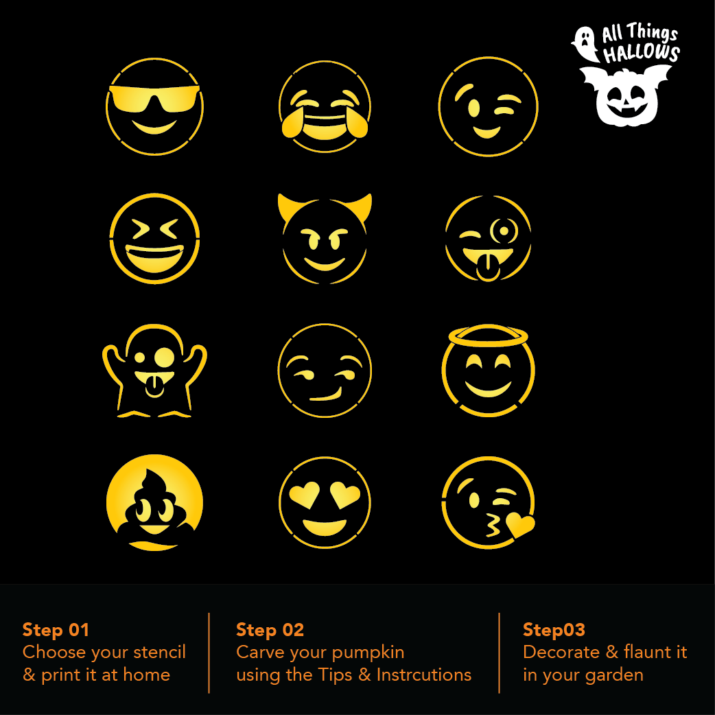 Emoji Pumpkin Stencil Bundle - Allthingshallows.com – AllThingsHallows emoji-pumpkin-stencil-bundle-allthingshallows-com-allthingshallows