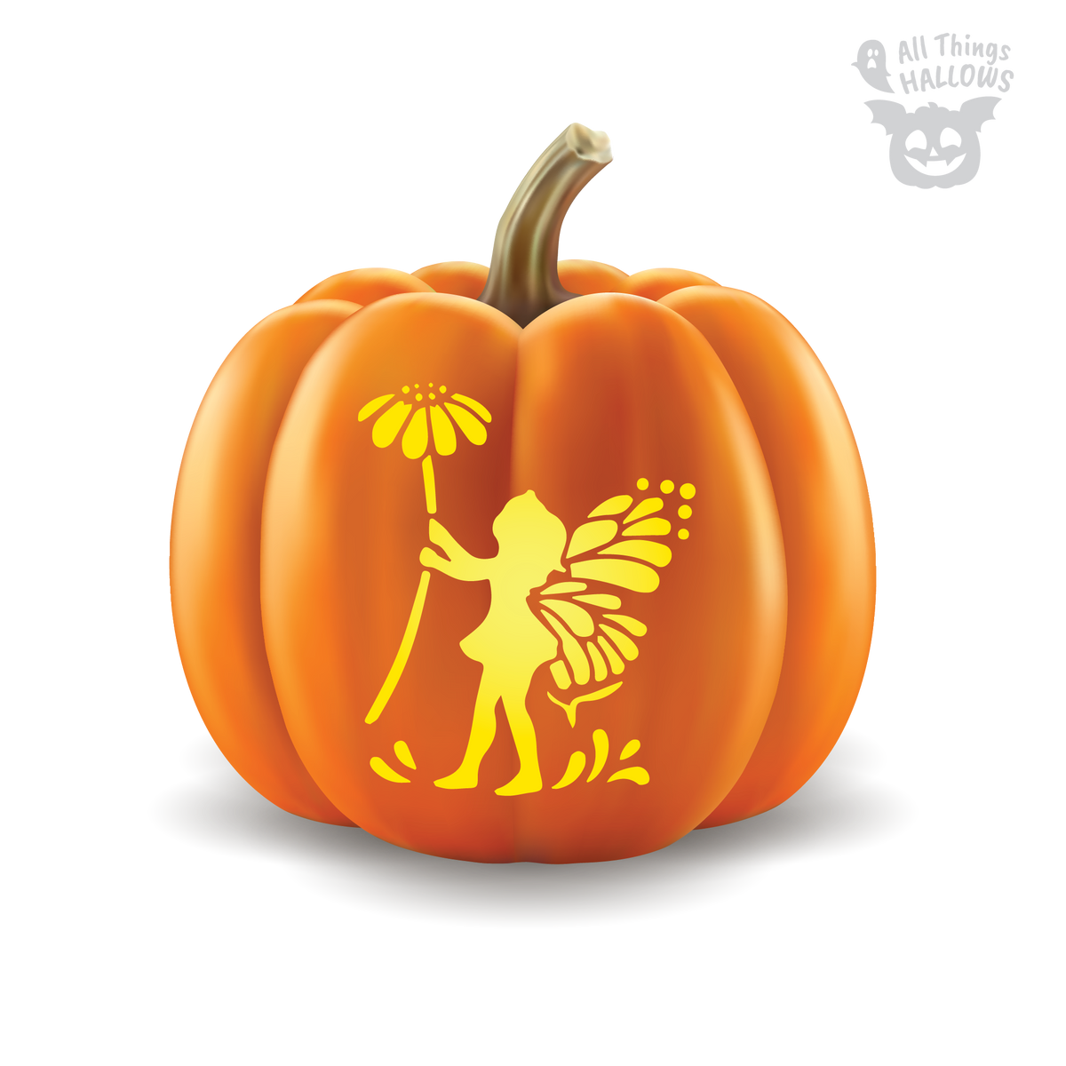 Fairy Pumpkin Stencil - Allthingshallows.com – AllThingsHallows