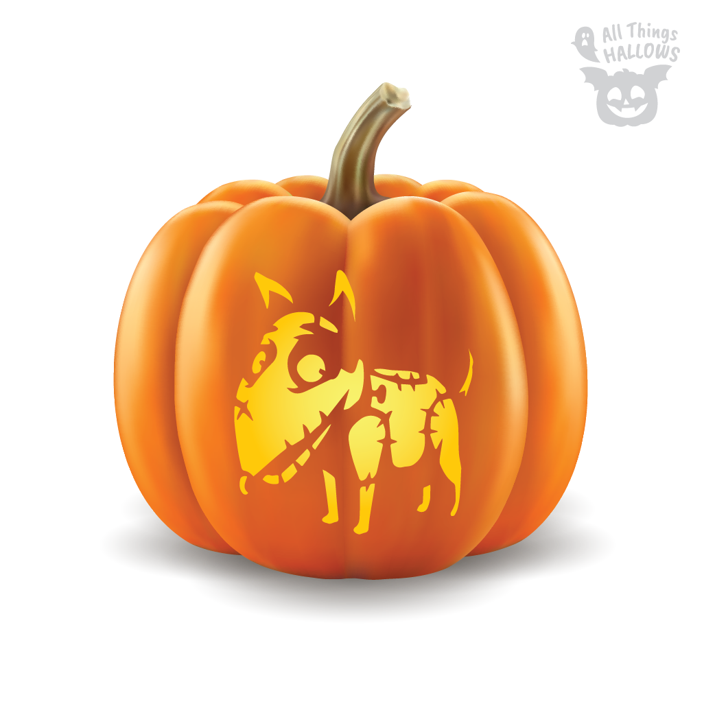 Frankenweenie Pumpkin Stencil - Allthingshallows.com – AllThingsHallows