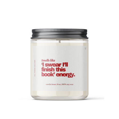 Halloween Candle for Book Lovers