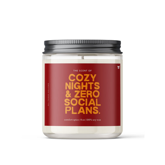 Handcrafted Soy Scented Candle for Cozy Nights