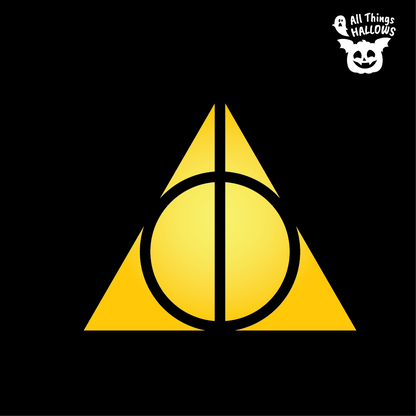 Deathly Hallows Pumpkin Stencil