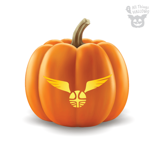 Golden Snitch Pumpkin Stencil