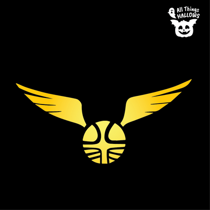 Golden Snitch Pumpkin Stencil