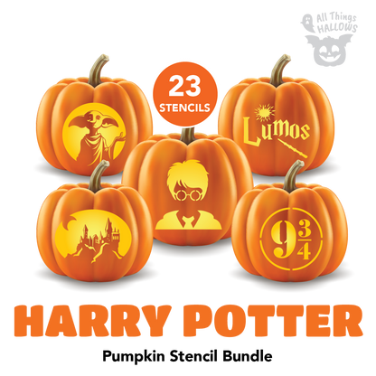 Harry Potter Pumpkin Stencil Bundle