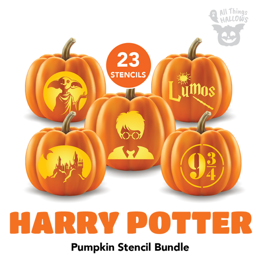 Harry Potter Pumpkin Stencil Bundle