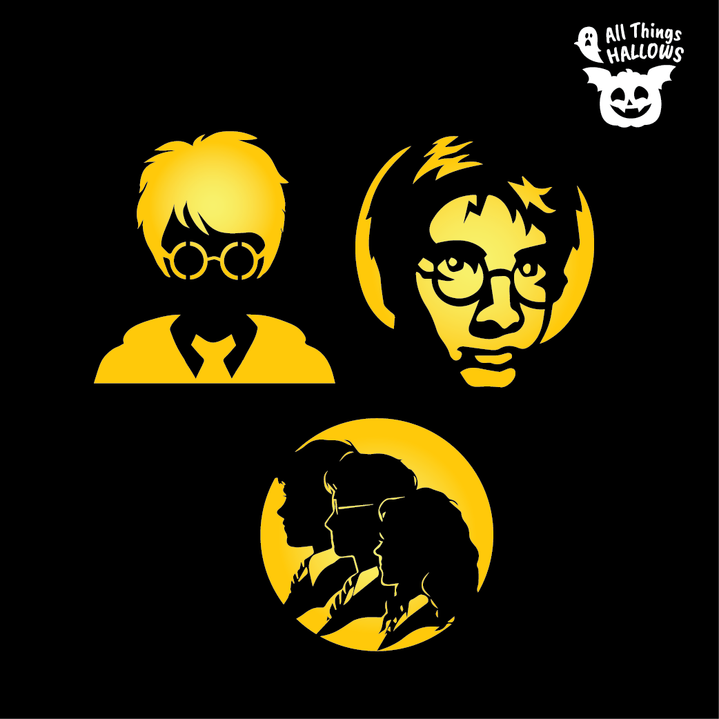 Harry Potter Pumpkin Stencil